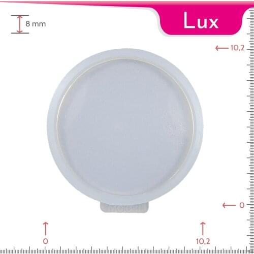 Mold-it Lux Coaster Single Round Silicone Mold Epoxy Resin Mold Diy Silicone Making Molds Mould Crystal Craft UV Frame Plate