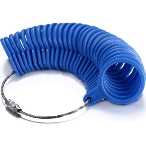 Simple Measuring Finger Ring Size Tools Plastic 4 Colors Option