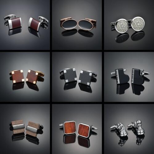 Light luxury shirt cufflink mens shirt cuff nail French animal button custom formal dress wedding bridegroom suit sleeve