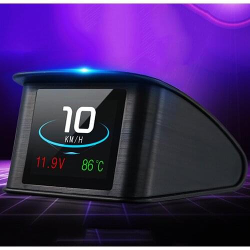 Universal HUD Car Head Up Display Smart Speedometer w/GPS Navigation OverSpeed Alarm Voltmeter Warning for All Vehicle