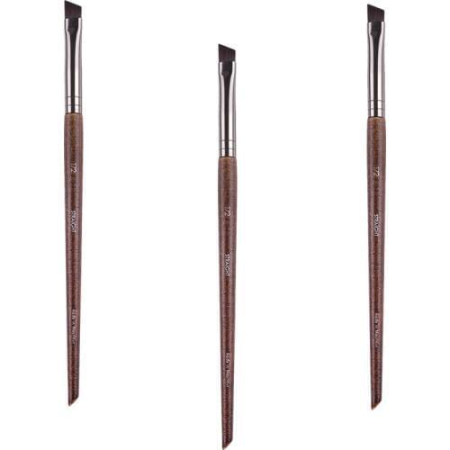 High Quality Eye Makeup Brush Vintage Wooden Handle # 172 Angled Concealer Eyebrow Brush Shadow Applicator Basic Makeup Tool