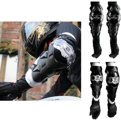Motorcycle Elbow Protector,Cuirassier Elbow Pads E09 Motocross Off-Road Racing Downhill Dirt Bike Protection Elbow Guards Black