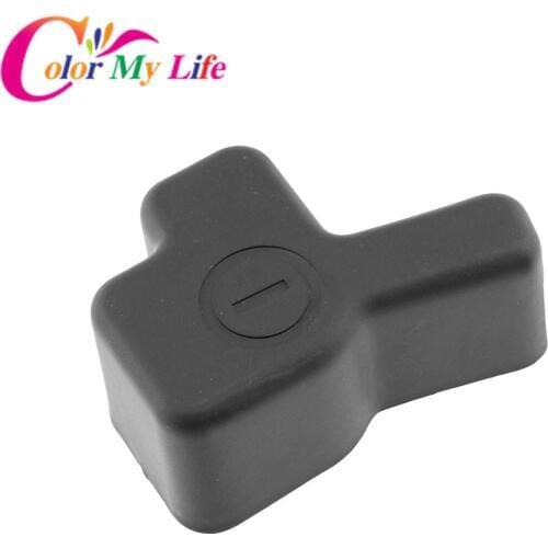 Color My Life ABS Car Battery Negative Clip Button Protection Cover for Chevrolet Cruze Sedan Hatchback 2009 - 2016 Accessories