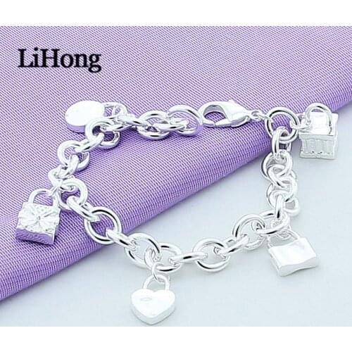 New 925 Sterling Silver Bracelet Starfish Pendant Silver Bracelet Female Charm Jewelry Woman Wedding Wedding Jewelry Gift