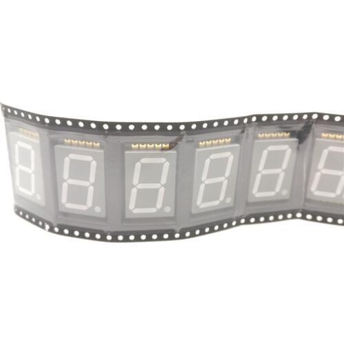 10PCS 0.8in SMD digital tube RED 1 digit LED Display Module 0.8 inch 7 Segment 1 Digital LED Display Common Cathode/ Anode