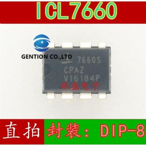 10PCS 7660S ICL7660 ICL7660SCPAZ DIP8 IC chips in stock 100% new and original