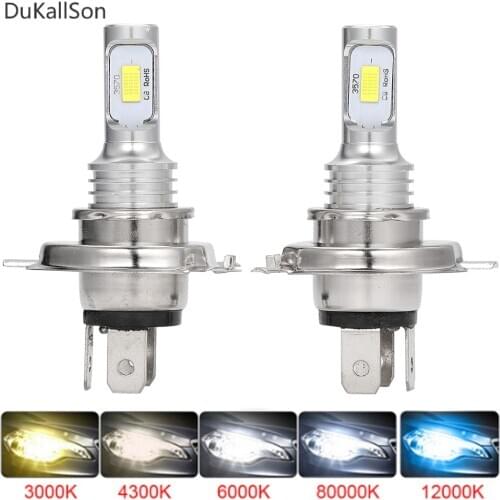 2pcs Car H7 LED Lamp H4 H3 H1 H11 LED Front Bulb 9005 880 881 Ice lamp 6000K 12V Car Headlights Car Fog Light Kit