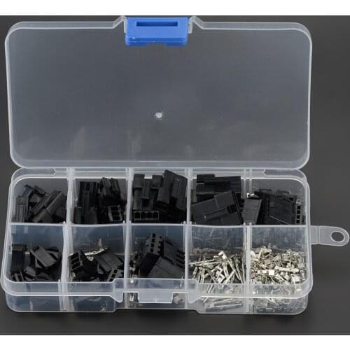 200PCS/Box Connectors SM 2 3 4 5Pin Pitch 2.54MM Female And Male Housing + Terminals SM-2P SM-2R JST SM2.54