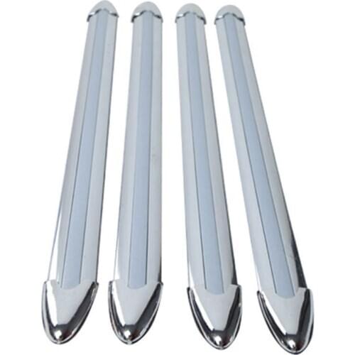 4 Pcs Auto Body Bumper Guard Protector Sticker Anti-rub Bar Car Bumper Strips