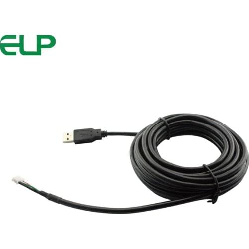 5 meters long 4 pin usb cable for ELP USB camera