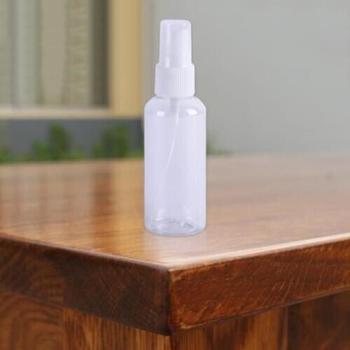 5Pcs 150/200/250/300ml Refillable Transparent Plastic Empty Small Spray Bottle Atomizer Perfume Bottle Makeup Containers