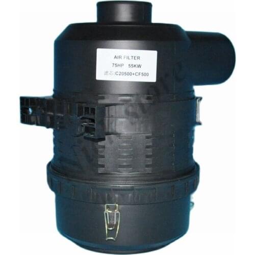 75hp 55kw Air Filter Assembly With Filter Element C20500 Cf500 For Construction Machinery