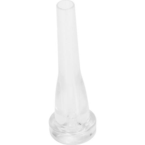 ABS Trumpet Mouthpiece Meg 7C Size for Bach Beginner Musical Trumpet Accessories Parts or Finger Exerciser,White