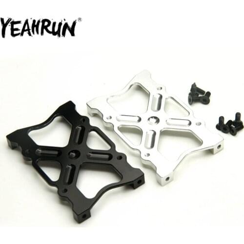 YEAHRUN Aluminum Bumper Mount Plate for 1/10 RC Crawler Axial SCX10 RC Climbing Car Upgrade Parts
