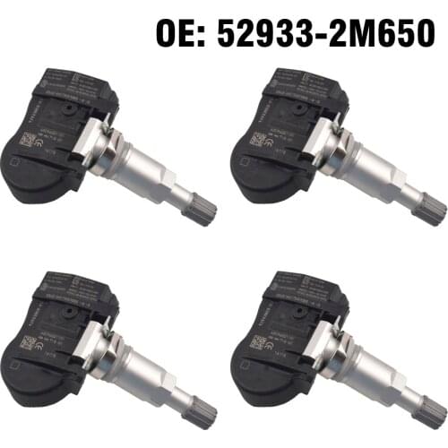 4 PCS Car Tire Pressure Monitor Sensor TPMS 529333N100 529332M650 for Hyundai i25 KIA K5 K4