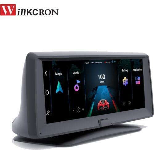 6.86 " HD Car DVR Dash Cam with ADAS GPS navigator Android 5.11 Quad-Core 16GB Wifi dvr video Recorder Dual Rear view Camera