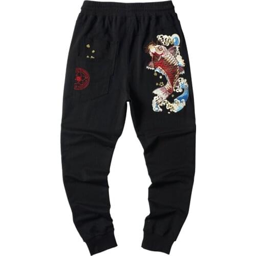 New Spring Autumn Mens Sports Pants Stretch Street Fashion Men embroidery Printing Casual Sweatpants Jogging Pants