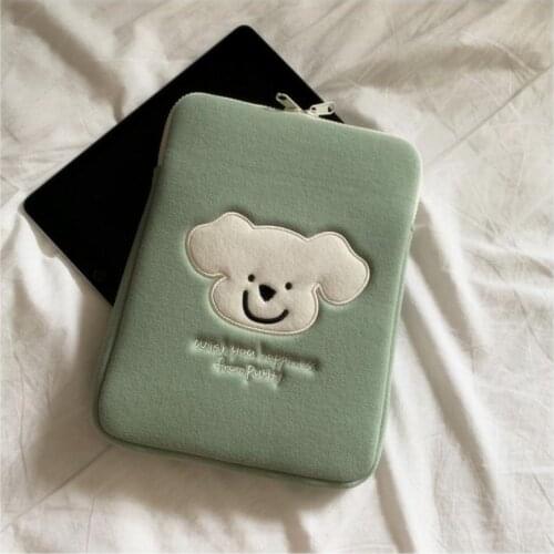 Tablet Case Cute Storage Bag Protection Suit Ipad Bag 11 Inch Notebook Sleeve Bag for Macbook Air Pro Embroidery Laptop Case