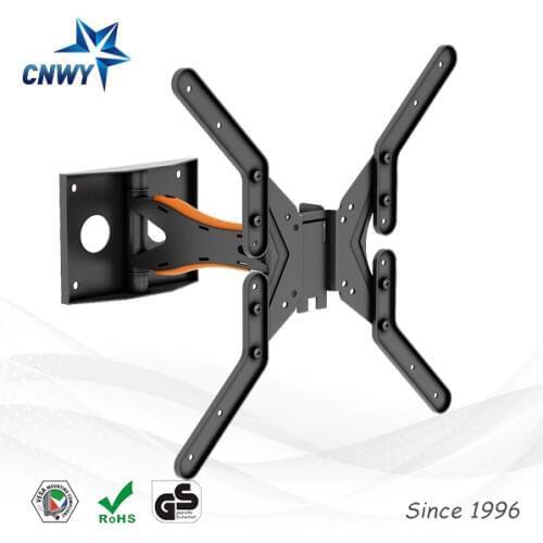 CNXD Modern Black Metal Full Motion LED Screen TV Wall Mount Suitable TV Size 25''32''37''42''43''46''47''50''52