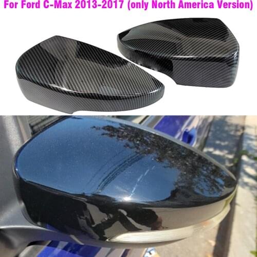 For Ford Kuga Escape C520 EcoSport 2013-2018 Focus 3 MK3 SE ST RS Gloss Black Side Wing Rearview Mirror Cover Case Caps US