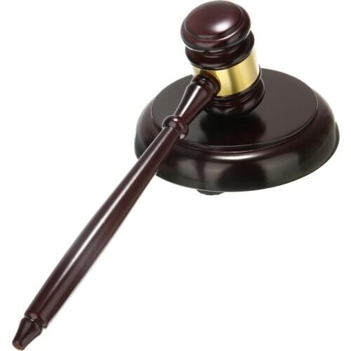 Wooden Judge Hammer Beating Gavel Auction Hammer for Lawyer Judge Handcrafted Gavel Court Hammer for Auction Sale Decor