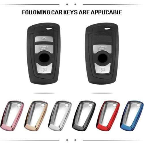 For BMW E30 E34 E36 E39 E46 F10 F11 F31 G30 M Performance X1 F48 X3 X4 X5 Car Accessories Car Styling TPU Car Key Cover Case