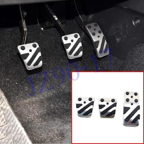 For Mitsubishi Outlander ASX EX Lancer 2009-2018 Auto Non-slip Pad Accelerator Gas Fuel Brake Clutch Pedal Cover Accessories
