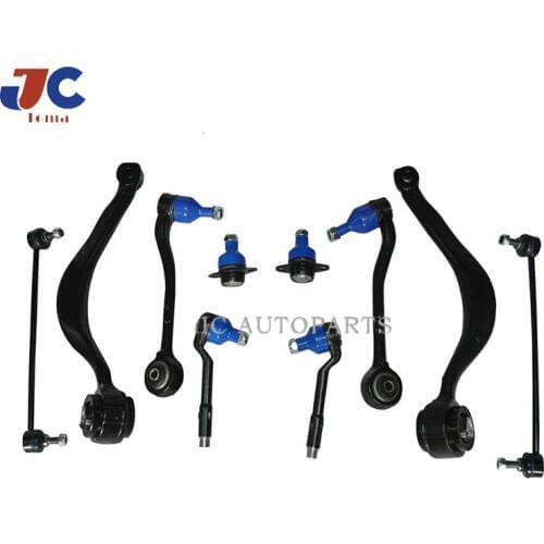 FOR BMW X5 E53 Front + Rear Control arm suspension kits Tie Rod End Bushing wishbone sway bar link 10pcs