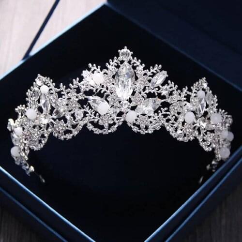 2019 New Bridal Crown Bridal Tiara Pendant Wedding Accessories Rhinestone Headwear