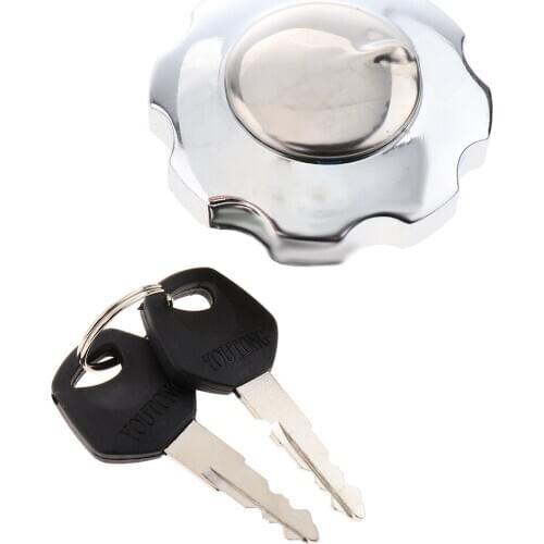 Ignition Switch Fuel Cap Cover Lock Key for Honda ZJ125 CG125 Fuel Tank Cap