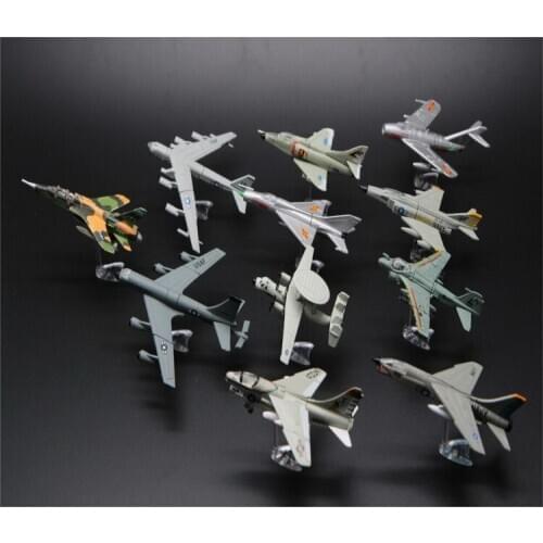 Plastic figure model toy plane 11pcs/set