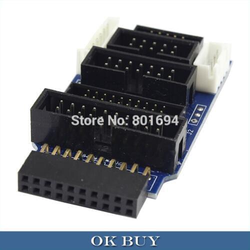 JLINK V8 Adapter Plate Converter for JTAG 2440 6410 ARM Emulator Cortex STM32 Interface Board