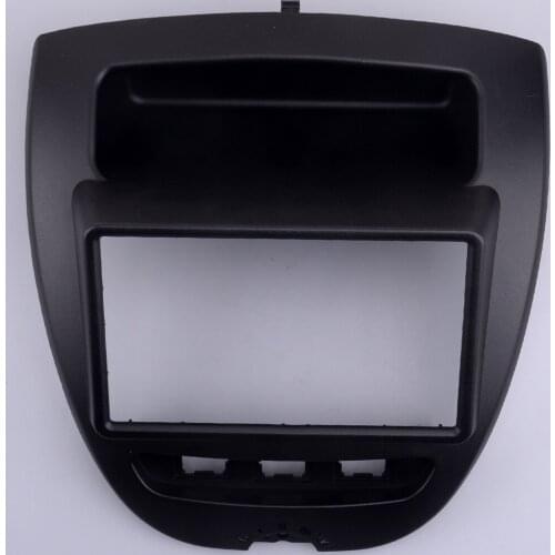 Radio Stereo Fascia Panel Frame Fit for Toyota Aygo Citroen C1 Peugeot 107 2005 2006 2007 2008 2009 2010 2011 2012 2013 2014
