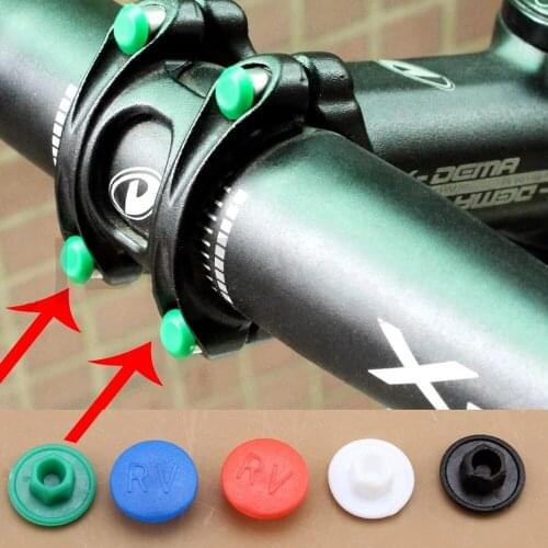 MTB Bike Headset Stem Screw Cap Mountain Bike Road Bike Foldable Bicycle M5 Hexagon Screws Cap Cycling Accessories