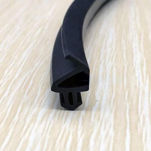 Doors and windows slot type seal strip window windproof card slot anti-collision control strip di fu de