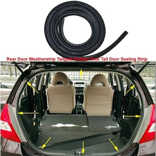Rear Door Weatherstrip Tailgate Rubber Seal Tail Door Sealing Strip For EDGE 2015-2020