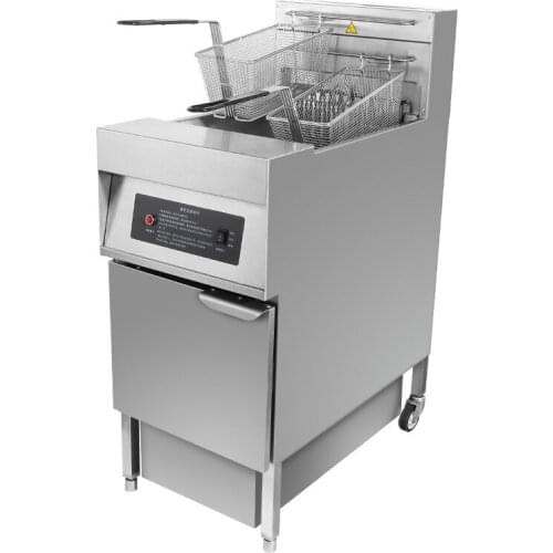Vertical single cylinder with oil filter electric Deep fryer Commercial Fryer Fried French fries Chicken Wings frying machine