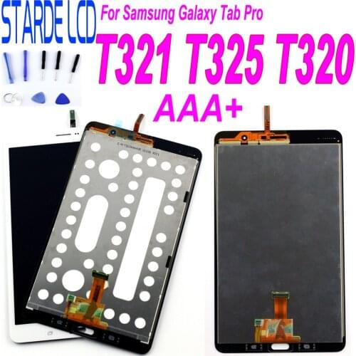 New For Samsung Galaxy Tab Pro SM-T320 T321 T325 SM-T321 LCD Display Touch Screen Digitizer Sensors Assembly Panel Replacement