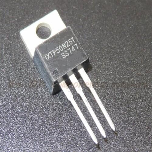 10PCS/LOT IXTP50N25T TO-220 MOS tube N channel 250V 50A
