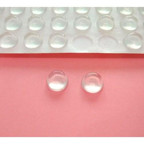 20pcs Clear Pads Silicone Transparent Silent Anti-Collision Anti-Slip Childrens Room Stopper Furniture Feet Bumpons Sticker