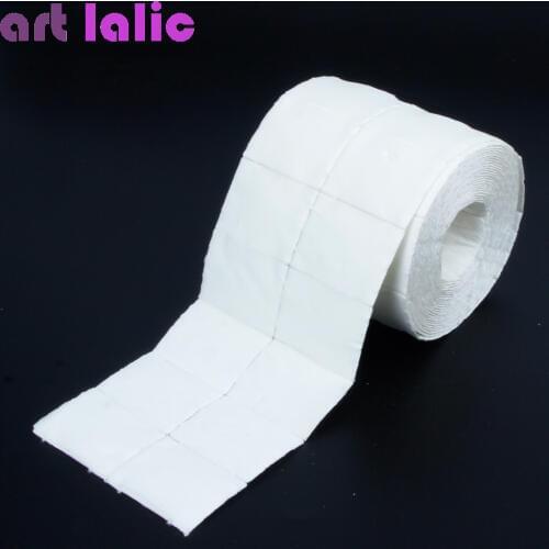 300 Lint Free Wipes Nail Polish Acrylic Gel Remover Towel Paper Cotton Pads Roll Salon Nail Art Cleaner Tools
