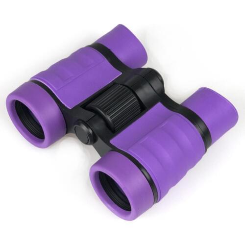 4x30 Toy Binoculars Rubber Mini Children Binoculars Compact Telescope for Outdoor Camping Telescope Toys Kids Educational Gifts