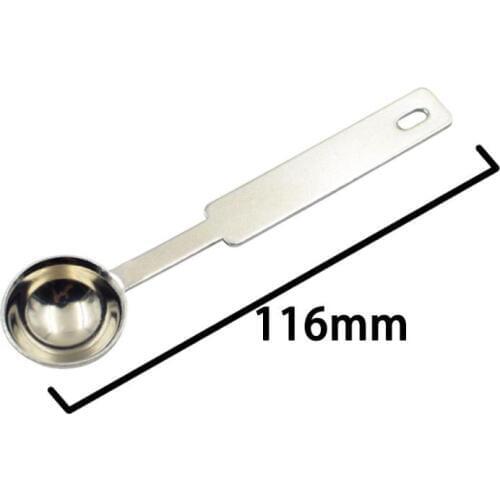 500pcs Stainless Steel Stamp Spoon Paint Wax Stamps Sealing Spoon Long Handle Wax Spoon Melting Sealing Wax Stick Granule SN1809