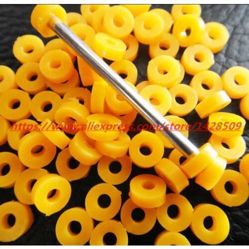 80 pcs/lot Plastic sleeve 2mm Shaft Sleeve Yellow Color Inner Diameter 2mm Axle Sleeve Fixed Limit