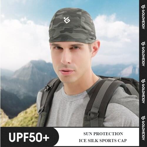 Quickly Drying Mens Outdoor Sports Cap Ice Silk Breathable Hat Running Tennis Baseball Hiking Cycling Caps Riding Soft Beanie