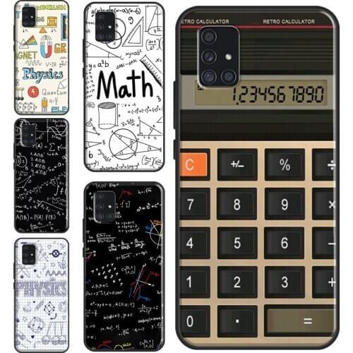 Physics Math Formula Equation Case For Samsung Galaxy A70 A50 A51 A71 A21S A20e A11 A31 A30S A10 A40 M21 M31 A7 2018