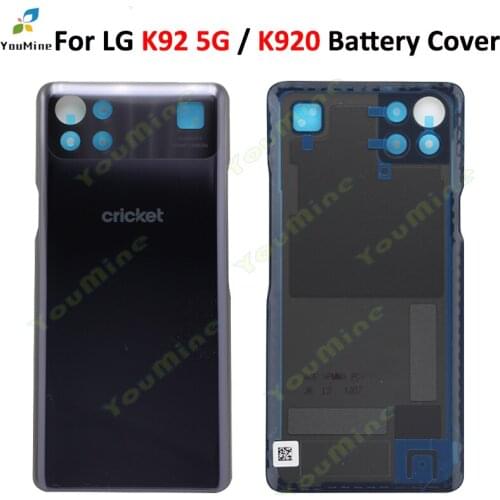 For LG K92 5G LMK920 Back Battery Case Cover Rear Door Housing Cover For LG K920 Battery Cover with Logo