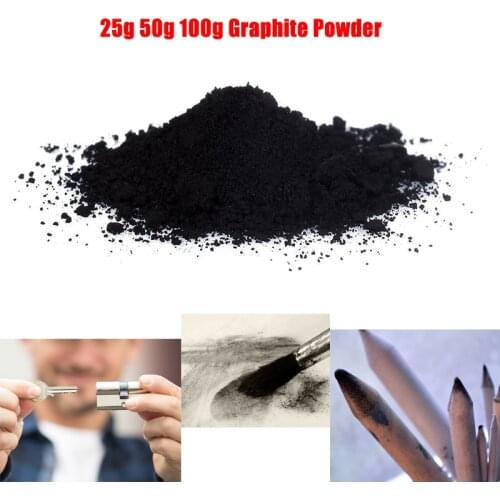 25g-100g Graphite Fine Powder Analyze Pure Lubricant For Lock Locksmith Cylinder Padlock