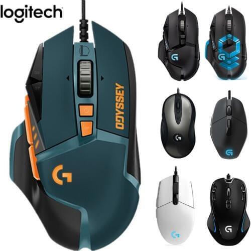 Logitech G102 Gaming Mouse G502 Hero (LOL) Limited Edition MX518 Classic G402 G300s G302 G403 wired Mouse Support Desktop/Laptop