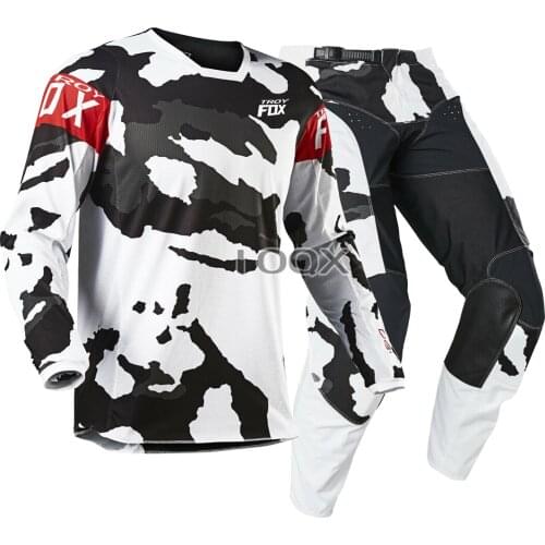 Troy Fox MX/ATV Dirt Bike 180 BESERKER Pant & Jersey Combo Motocross Motorbike Riding Suit Racing Gear Set